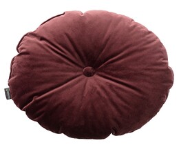Coussin rond à boutons