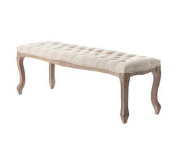 Banc Isacco crème 114x38x48cm