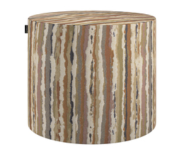 Pouf en forme de tonneau