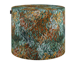 Pouf en forme de tonneau