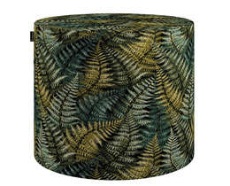 Pouf en forme de tonneau