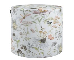 Pouf en forme de tonneau