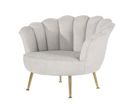 Fauteuil Sally Gris clair