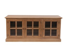 Commode Josette 148x45x85cm gris naturel