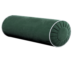 Coussin traversin à plis et passepoil