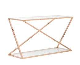 Console Vertigo or rose 120x40x80cm