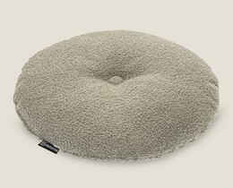 Coussin rond à boutons