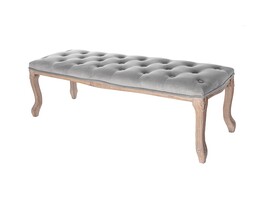 Banc Isacco 114x38x46cm gris