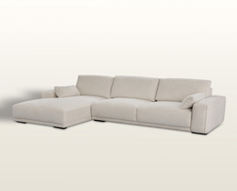 Canapé Silkeborg crème blanc gauche