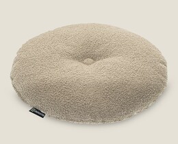 Coussin rond à boutons