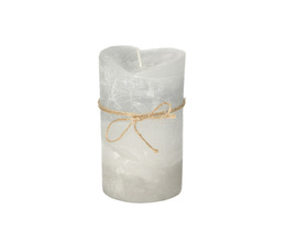 Świeca Dorotea 15 cm cristal gris