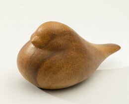 Figurine oiseau sombre II 16x8x10 cm
