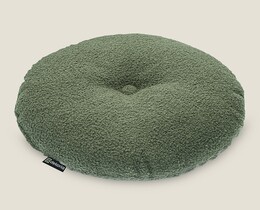 Coussin rond à boutons