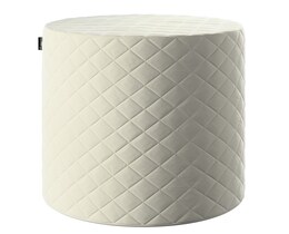Pouf tonneau matelassé