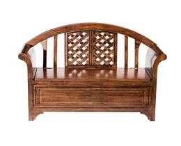 Banc avec coffre Montri 115x50x91cm