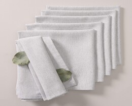 Lot de 6 serviettes 42x42 182-13
