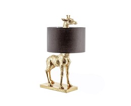 Lampe de table Girafe dorée 70 cm
