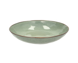 Glace à l'assiette profonde ⌀21cm verte