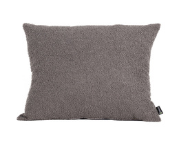 Housse de coussin Shirley gris foncé