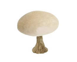 Dekoracja Velours Champignon 10 cm beige