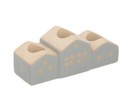 Maisons Świecznik 13x5x7cm gris