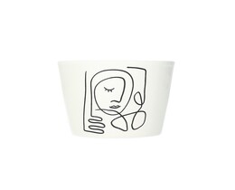 Couvercle pour pot de fleurs Face et 8 cm
