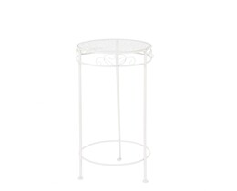 Support pour plante Daisy 60cm blanc