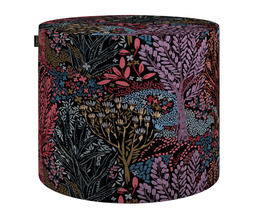 Pouf en forme de tonneau