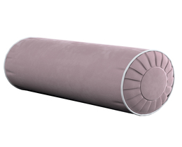 Coussin traversin à plis et passepoil