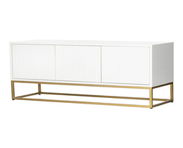 Commode ondulée blanche