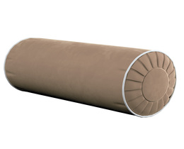 Coussin traversin à plis et passepoil