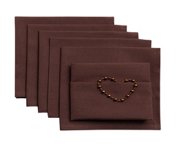 Lot de 6 serviettes 42 x 42 Loneta 133-09