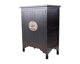 Buffet-armoire moderne 104 x 56 x 170 cm noir