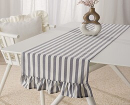 Chemin de table à volants 40 x 160 cm