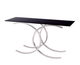 Console Chica Rose argentée 120x40x78cm