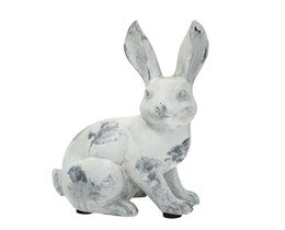 Figurine de lapin assis 13x9x20cm