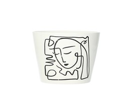 Couvercle pour pot de fleurs Face II 12 cm