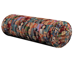Coussin traversin à plis