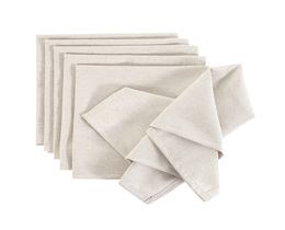 Lot de 6 serviettes 42x42cm Loneta 133-65