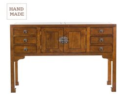Console Ibuku marron 120x38x95cm