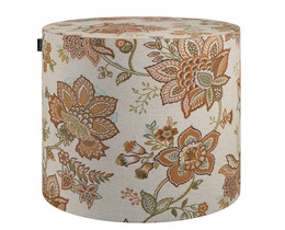 Pouf en forme de tonneau