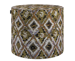 Pouf en forme de tonneau