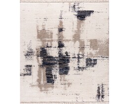 Dywan Boho crème/bleu marin 200x290cm