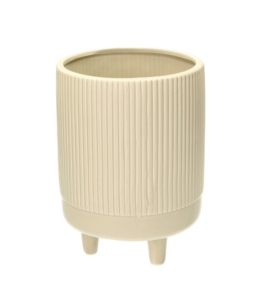 Cover pot for flower pot Tres 22cm beige