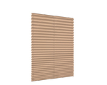 Beige pleated blinds