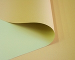 Custom-made interior roller blind, yellow