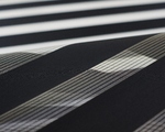 Custom-made interior day night blinds zebra roller blind, black