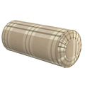 Bolster Cushion with Pleats