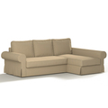 Backabro sofa Bed with Chaise Longue Cover