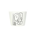 Cover for flower pot Face and 8cm